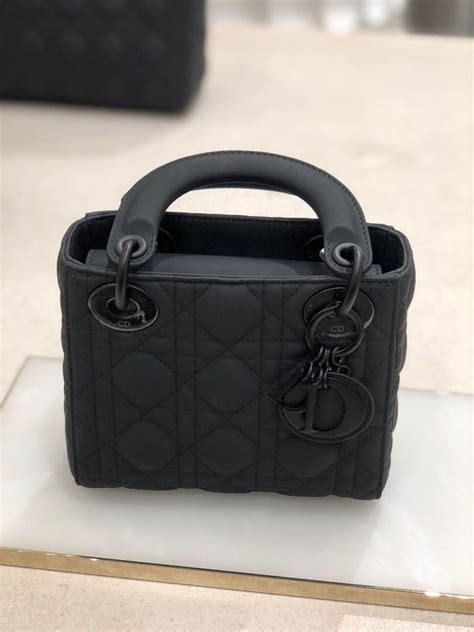 lady dior small ultra matte|christian dior matte black bag.